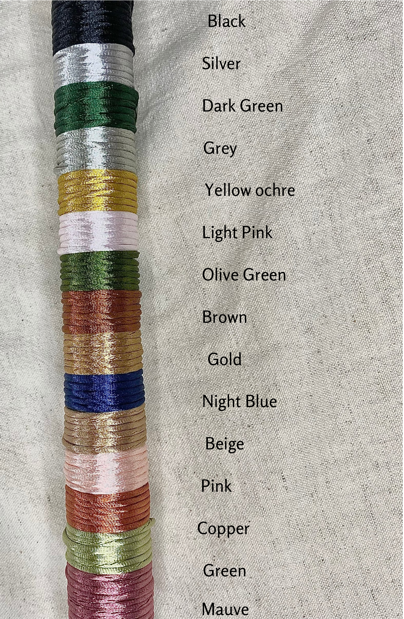 Satijnen armband - hartje