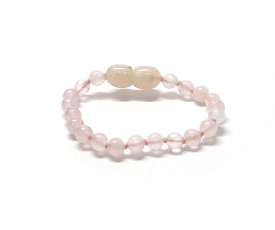 Rozenkwarts armband
