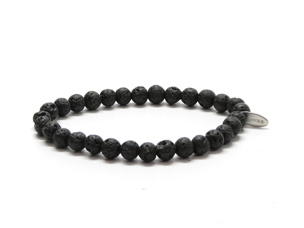 Lavasteen XL armband (elastisch)