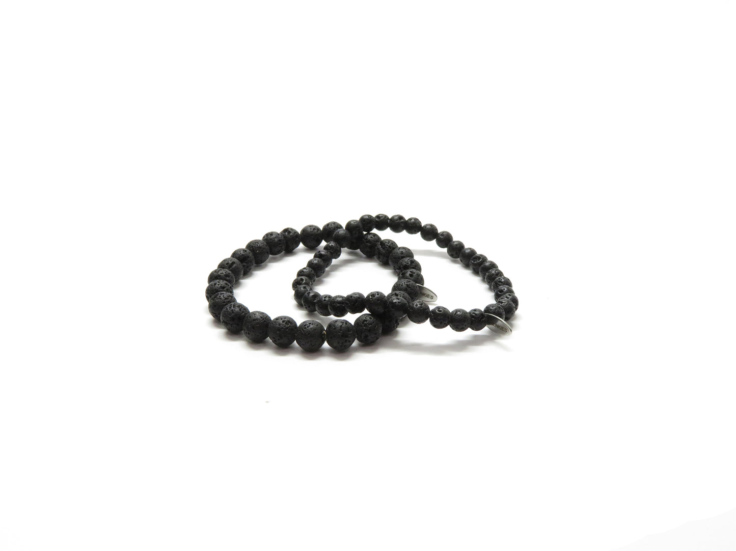 Lavasteen XXL armband (elastisch)
